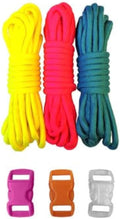 Paracord Planet 550lb Type III Paracord Combo Crafting Kits with Buckles