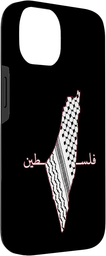Keffiyeh Palestine Map Arabic Scarf Shemagh Palestinian Flag Case for iPhone 14