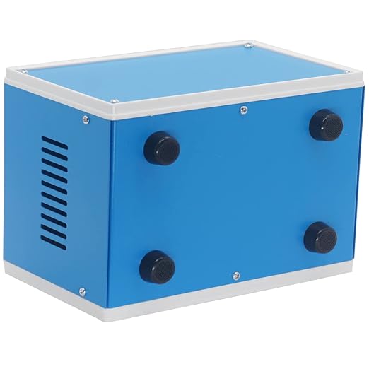 Zulkit Electronic Enclosures Blue Metal Enclosure Project Case DIY Box Junction Case Enclosure Preventive Case 8.3x7.1x5.5inch (210x180x140mm)