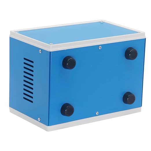 Zulkit Electronic Enclosures Blue Metal Enclosure Project Case DIY Box Junction Case Enclosure Preventive Case (7.1" x 4.3" x 5.1")