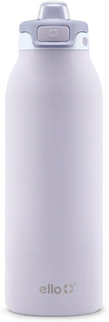 Ello Pop & Fill 40oz Stainless Steel Water Bottle with Quick Fill Technology, Double Walled and Vacuum Insulated Metal, Leak Proof Locking Lid, Sip and Chug, Reusable, BPA Free, Aurora