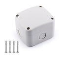 Nineleaf Waterproof Junction Box,IP66 Weatherproof Electrical Project Boxes,3.3 x 2.8 x 2.3 inch,Universal PVC/ABS Plastic Project Enclosure Box,White