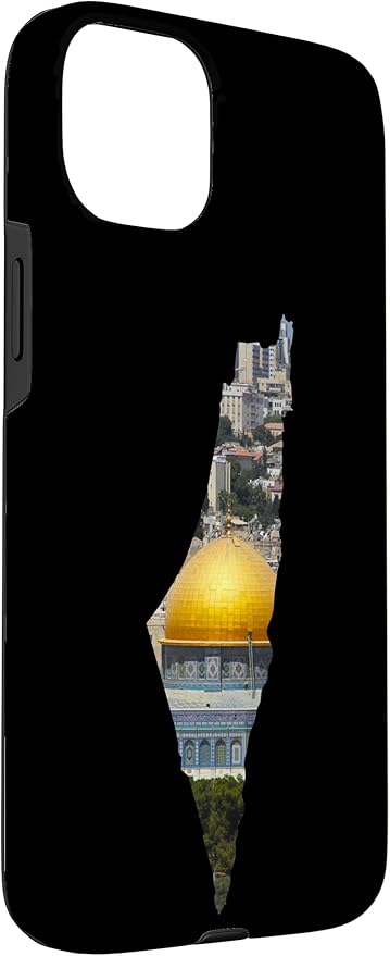 Palestinian Map Al Aqsa Jerusalem in Palestine Case for iPhone 15 Plus