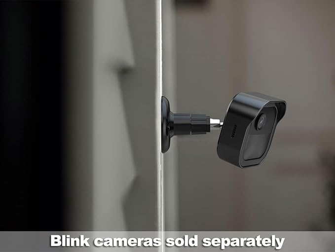 Blink Outdoor 4th Gen Camera Mount, 2Pack Weatherproof Housing and 360 Degrees Adjustable Bracket with Sync Module Mount for Blink Outdoor Camera System (Black, Cameras not Included)