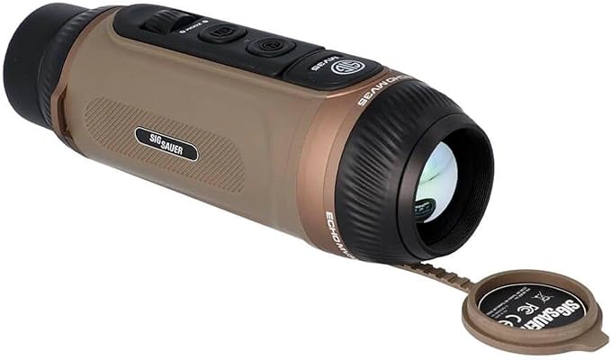 SIG SAUER Echo MV35 2-16x35mm Thermal Monocular - Digital Zoom, Photo & Video Capture, App Control, 10-Hour Runtime - Waterproof IP67 Nighttime Hunting Monocular, Flat Dark Earth (SOEC42200)