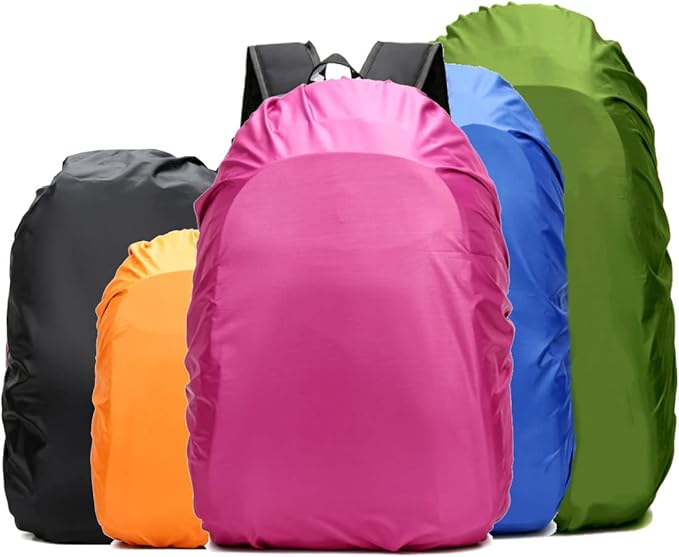 Frelaxy Waterproof Backpack Rain Cover, 10000mm Waterproof Level, Upgraded Ultra-Strong Multilayer Structure, Antislip Cross Buckle Strap, Ultralight Compact Portable, for Hiking, Camping, Traveling