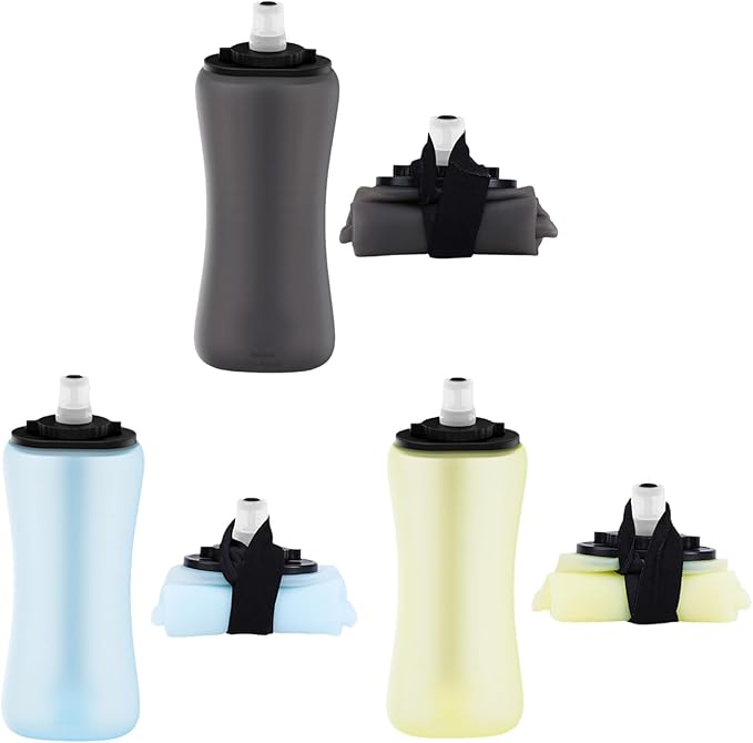 Leakproof Folding Water Bottles for Active Lifestyles Travel Outdoor Sports Light Weight Space Saving Drink Container Camping Water Bottles