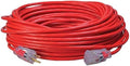 100ft SJTW 14/3 Outdoor Ext Cord W/ Lighted End (Red)