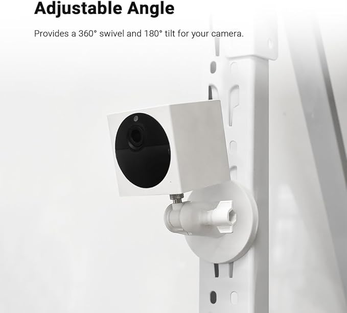 Holicfun Indoor Outdoor Camera Magnetic Mount, Compatible with Ring, Blink, Eufy, Google Nest, Wyze, Arlo, Simplisafe, Reolink, and Tapo Cameras - Black