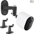2Pack Adjustable Mount for Arlo Essential 2K Indoor/Outdoor(2nd Generation), for Arlo Pro 5S/Pro 4/Pro 3/Pro 2/Pro/Arlo Ultra2/Ultra/Arlo Essential Spotlight Camera, No-Drill Security Wall Mount