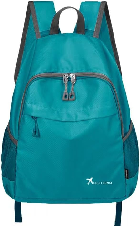Geboldil Men's and women's waterproof backpack traveling backpack peacock green