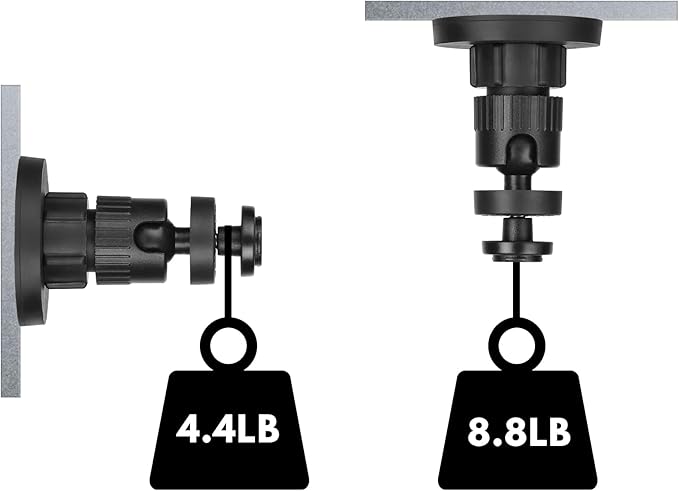 iTODOS 2 Pack Magnetic Wall Mount Bracket Compatible with Blink Outdoor 4 (4th Gen),Blink Outdoor (3rd Gen) XT3,Blink XT/XT2,Blink Mini,Securely Attached to Steel or Any Flat Surfaces Without Tools