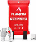 Emergency Fire Blanket for Home and Kitchen | 40"x40" Fireproof and Fire Suppression Blanket | Fiberglass Fire Blankets for Home Safety, Camping, and Office - Fire Retardant Blankets for Fires