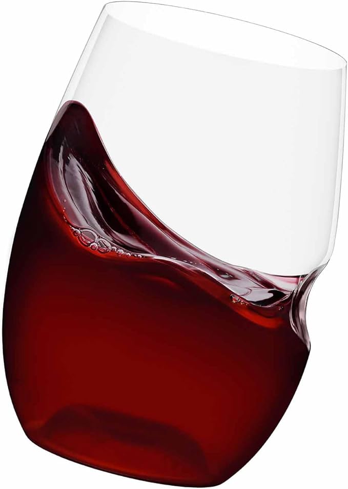 GOVINO Unbreakable Plastic Wine Glasses - Stemless Shatterproof Tritan Glassware, Fancy Cups That Look Like Glass, 16oz, Set of 2