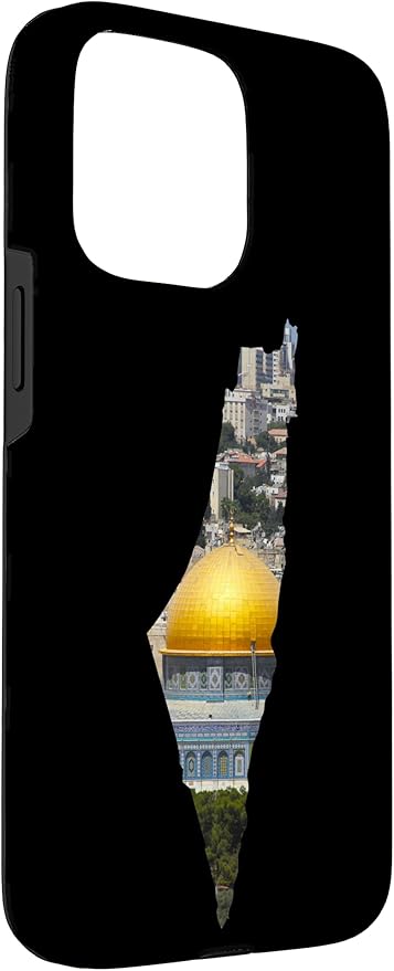 Palestinian Map Al Aqsa Jerusalem in Palestine Case for iPhone 15 Pro Max