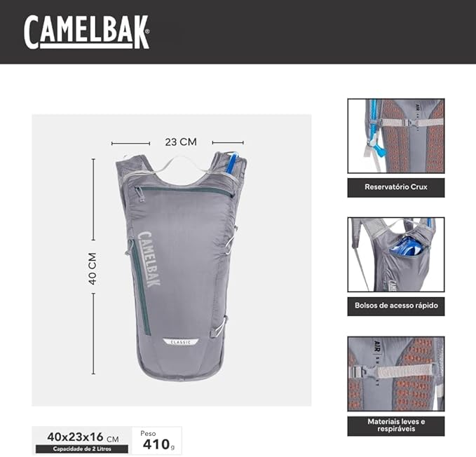 CamelBak Classic Light Bike Pack 70oz Hydration Reservoir