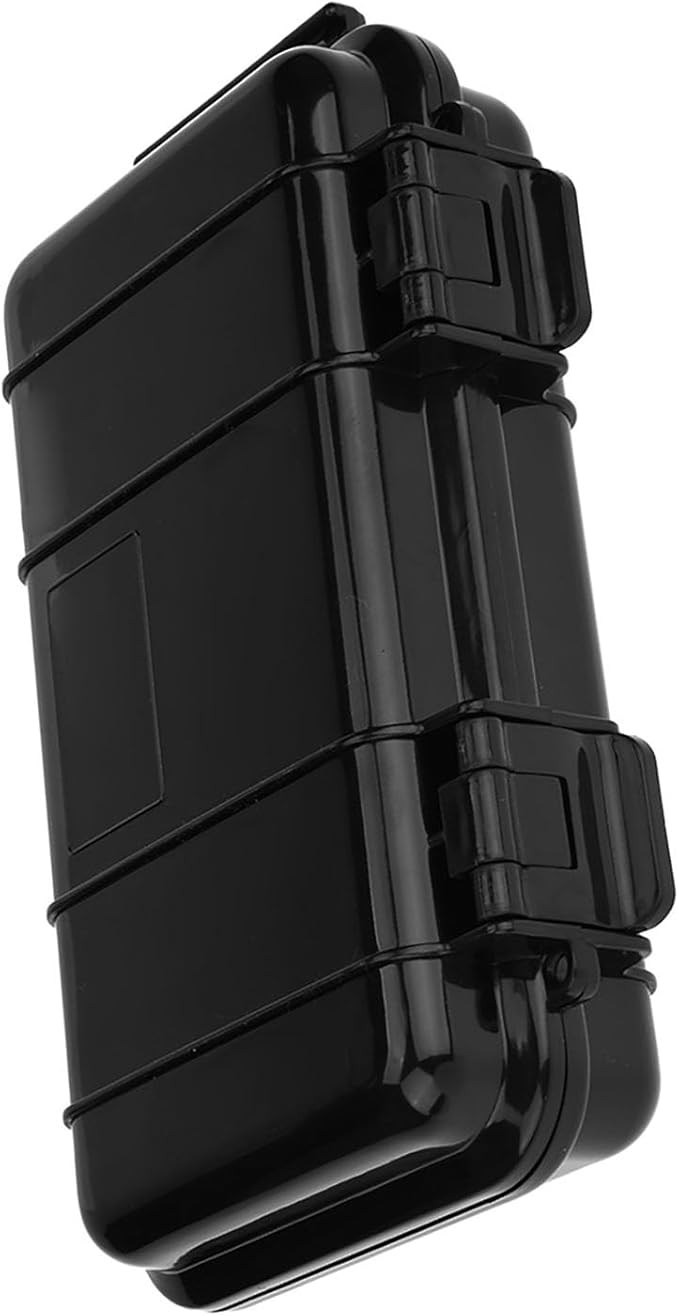 Outdoor Shockproof Waterproof Containers Storage Box, Small Hard Outdoor Camera Carrying Case, ABS Portable Travel Shockproof Pressure-Proof Sealed Box with Shock-Absorbing Pad Inside