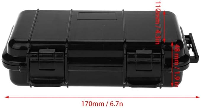 Protective Case, Outdoor Shockproof Storage Case with Sponge for Loading Smartphone Hard Drive and Other Small Electronic Devices (A)