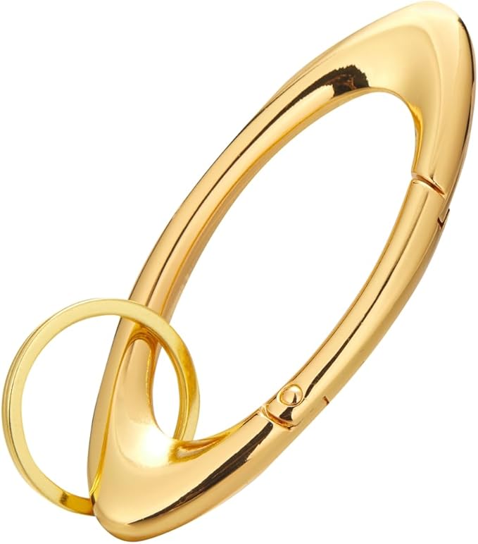 Y2K Cute Star Carabiner Keychain Cool Belt Loop Clip Starlight Heavy Duty Carabiner Clasp Snap Hook Holder Key Buckle