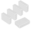 LeMotech Project Box 5 Pieces ABS Plastic Electrical Project Case Small Junction Box for Electronics White 3.94 x 2.36 x 0.98 inch (100 x 60 x 25 mm)
