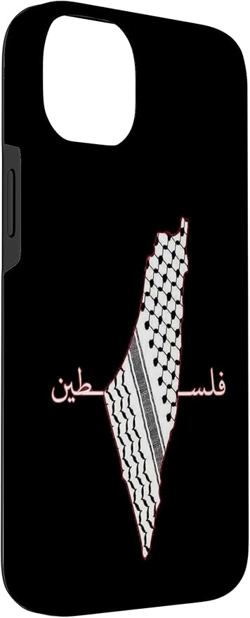 Keffiyeh Palestine Map Arabic Scarf Shemagh Palestinian Flag Case for iPhone 14 Plus
