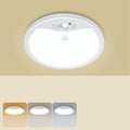 zemty 7inch Small Motion Sensor Ceiling Lights Wired, 15W 1500lm 3CCT/3 Mode/30-120s Timer, Bright White LED Flush Mount Light Fixture Motion Activated for Closet Pantry Hallways Stairwells Garage