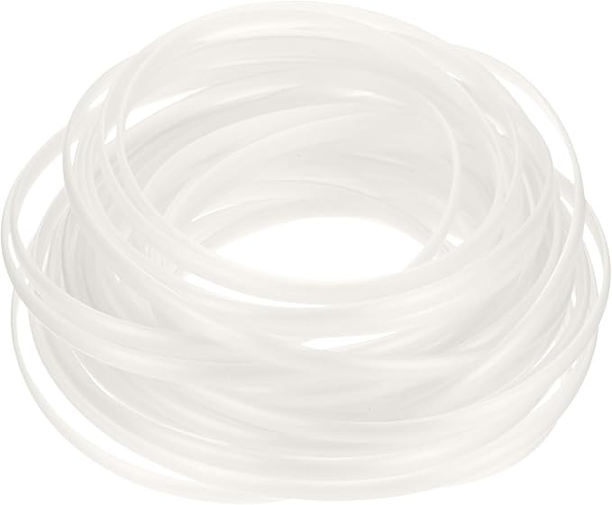 M METERXITY 1-Pack Wicker Repair Kit, 5mm x 33ft/10m Plastic Flat Rattan Replacement Supplies for Patio Furniture Repair/Basket Making/Chair Weaving, Synthetic Woven Rattan [White]