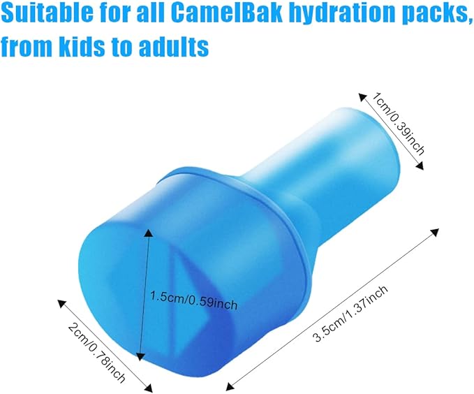 Big Bite Valve Replacement Mouthpiece Water Hydration Bladder Valve 4 Pack
