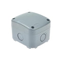 SuperInk 1 Pack Dustproof Electrical Junction Box Connector 5 Pole Waterproof Enclosure Case fit 20mm Cable Gland for Outdoor Use (86x74x62mm) IP66 Rated