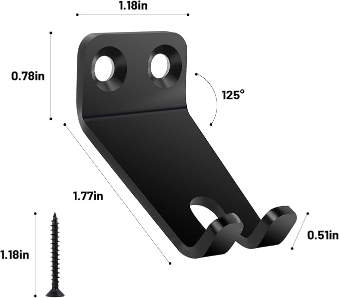 5PCS Wall Mounted with Special Fit for Tonal Accessory Shelf Clips Adapter Hooks Space Saving for Home Gym Garage T-Lock Exercise Equipment Organization Multipurpose Organizer Storage