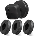ZHANDEYUA Adhesive Wall Mount for Blink Camera Mount No Drilling Screwing Bracket for Blink Outdoor/Blink Mini/Blink Indoor Camera Round Mount Cameras Quick Paste Installation,Black-3 Pack