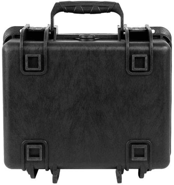 Monoprice Weatherproof/Shockproof Hard Case - IP67, Customizable Foam, 13" x 12" x 6", Black - Pure Outdoor Collection