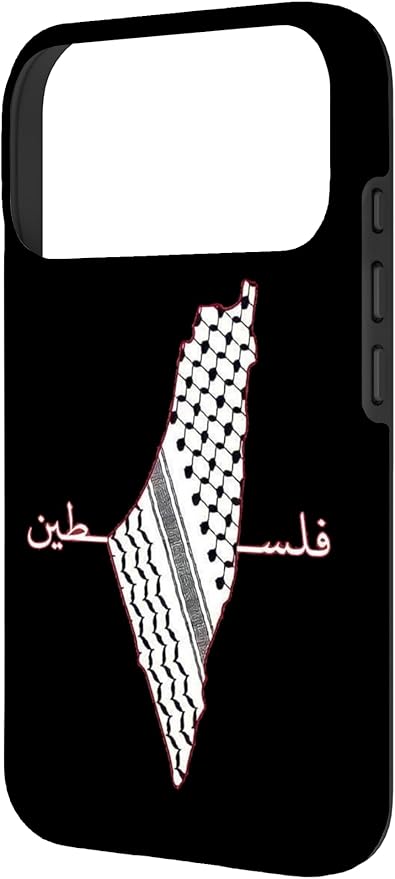 Keffiyeh Palestine Map Arabic Scarf Shemagh Palestinian Flag Case for iPhone 17 Pro