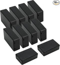 LeMotech Project Box 10 Pieces ABS Plastic Electrical Project Case Small Junction Box for Electronics Black 3.1 x 2.0 x 1.0 inch (80 x 50x 26 mm)