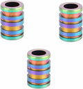 Alloy Lanyard Beads – Paracord Beads for Outdoor Gear & Survival Accessories, Durable Multicolor Spacer for Bracelets, Necklaces‌ & Outdoor(Colorful)