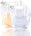 SUPANT Collapsible Emergency Water Jug Container Bag, Freezable, BPA Free Plastic Water Carrier Tank, Outdoor Folding Water Bag for Sport Camping Riding Mountaineer Backoacking, Food Grade