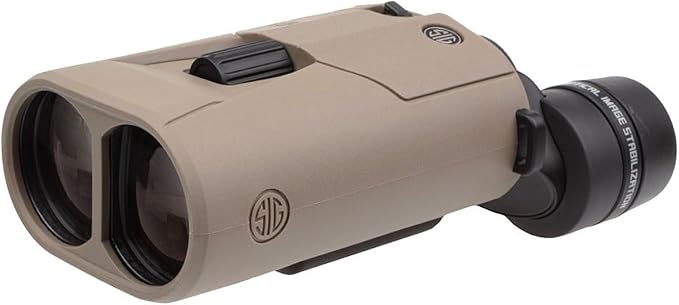 SIG SAUER Zulu6 FDE HDX OIS 16X42mm Waterproof Fog-Proof Portable Roof Prism Binocular with Image Stabilization (SOZ6WP16)