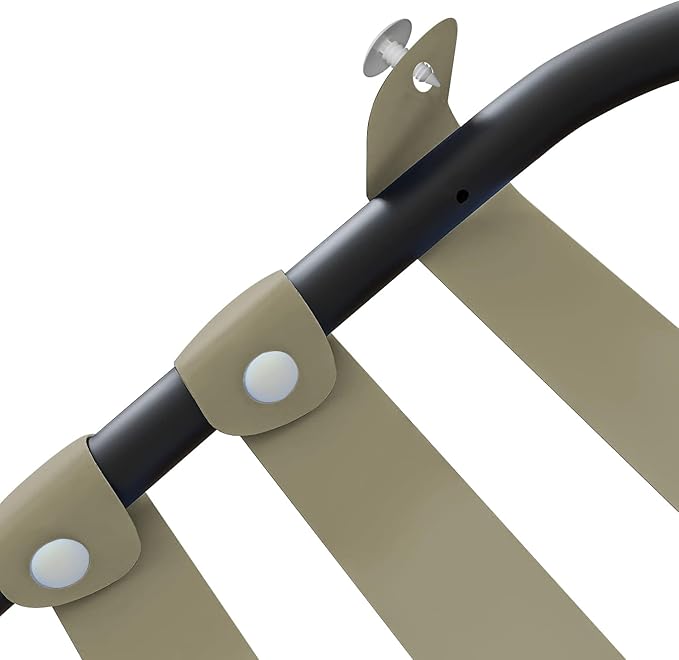 Vinyl Straps for Patio Chair Repair Kit 2'' Wide 10 Ft Long Replacement Straps + 10 Free Rivets for Outdoor Lawn Furniture Chaise Lounge Repair (Driftwood)
