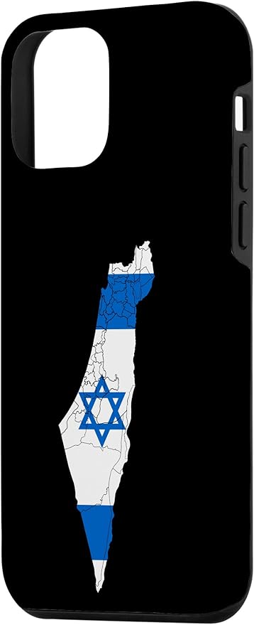 Israel National Flag Distressed Map Case for iPhone 12 mini