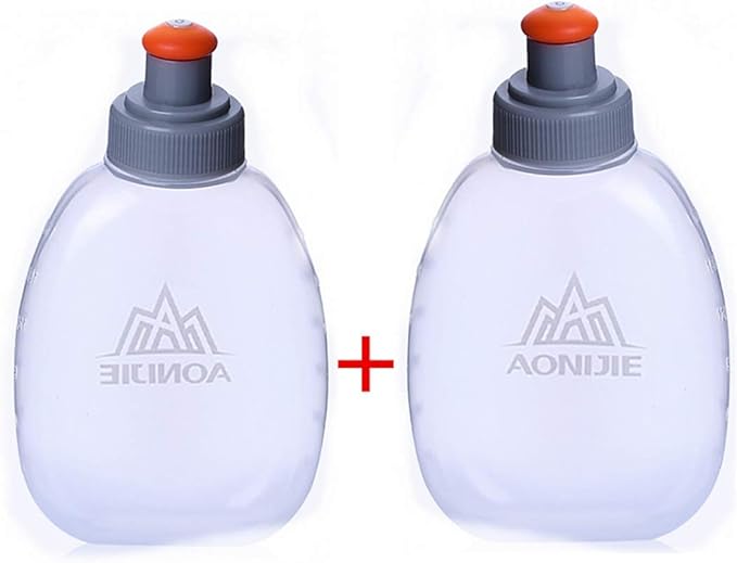 AONIJIE 250ML/350ML/500ML/600ML Portable TPU Soft Water Bottle Folding Soft Flasks For Outdoor Marathon Running Hydration Camping Hiking