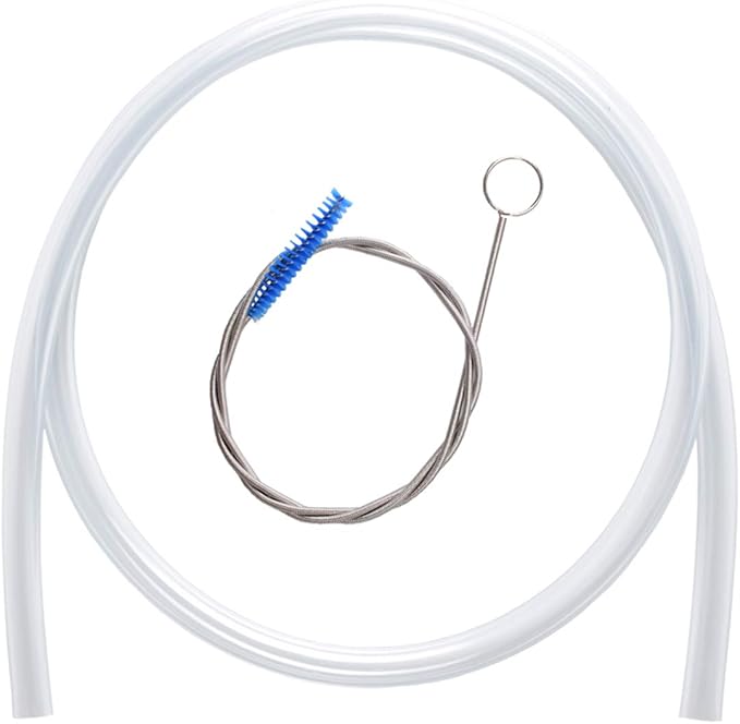 J.CARP High Flow Replacement Tube, with Tube Cleaner Brush, for Hydration Reservoirs