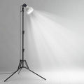 SANSI 400W Equivalent LED Work Light with Stand, 6000LM 5000K Portable Work Light With Telescoping Tripod Stand Adjustable 30-55 Inches, Camping Light with Premium Carbon Steel Strong and Stable