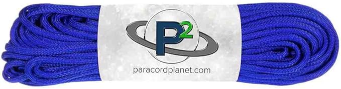 Paracord Planet Solid Color 550lb Paracord – 7 Strand Type III Nylon Cord for Indoor and Outdoor Tasks – Electric Blue (10 ft)