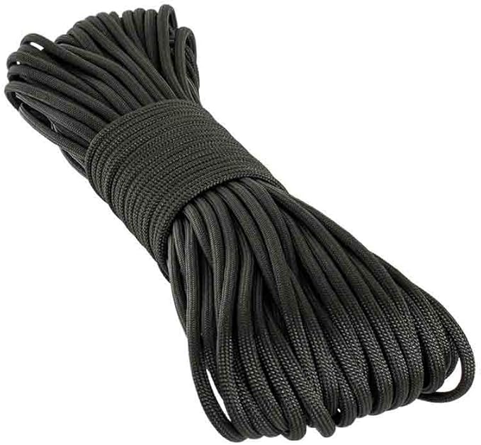 Paracord Planet Solid Color 550lb Paracord – 7 Strand Type III Nylon Cord for Indoor and Outdoor Tasks – Olive Drab (10 ft)