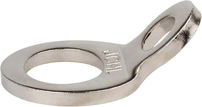Stainless Steel Tie-Down Anchors Hooks Multi-Purpose Dirt Bike Tie Down Strap Rings for Motorcycle Dirtbike ATV Trailer Truck Rosa-Gold (10-Pack)