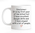 RZHV Trust Me I Am A Lawyer 11 Oz White Novelty Mug, Funny Lawyer Coffee Ceramic Mug Gifts, Office Gifts for Attorney, Paralegal Law Students, Law School Graduation Present for Law Practitioner
