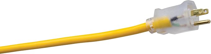 Southwire 100-Foot All-Weather 16/3 Extension Cord with Lighted End, 01289