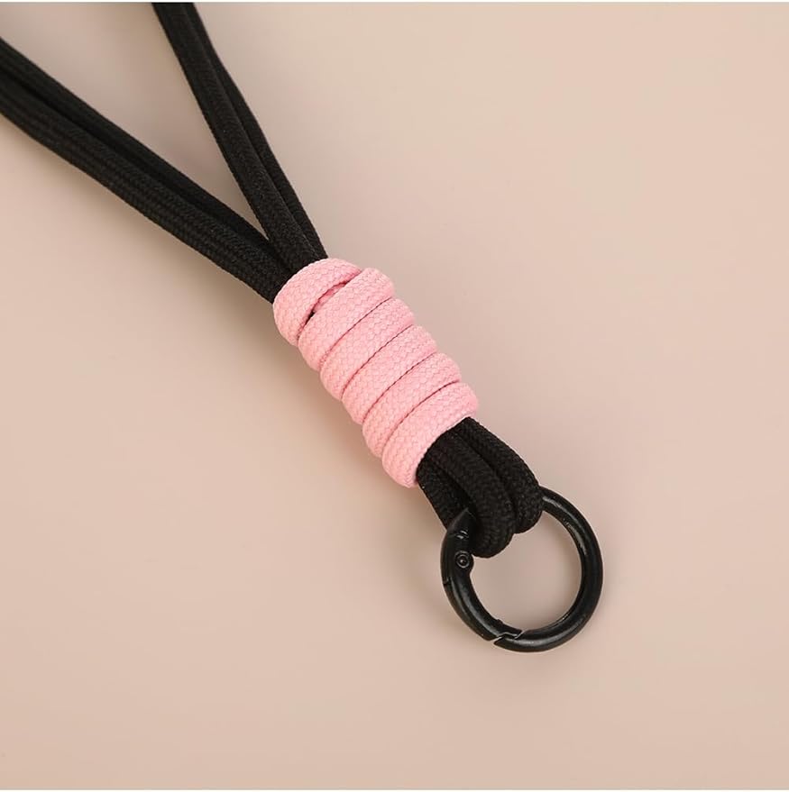 8/13/18/20/30 Pack Paracord Keychain Rope Bag Charms Colorful Braided Charms for Key Chain Purse Backpack Handbag