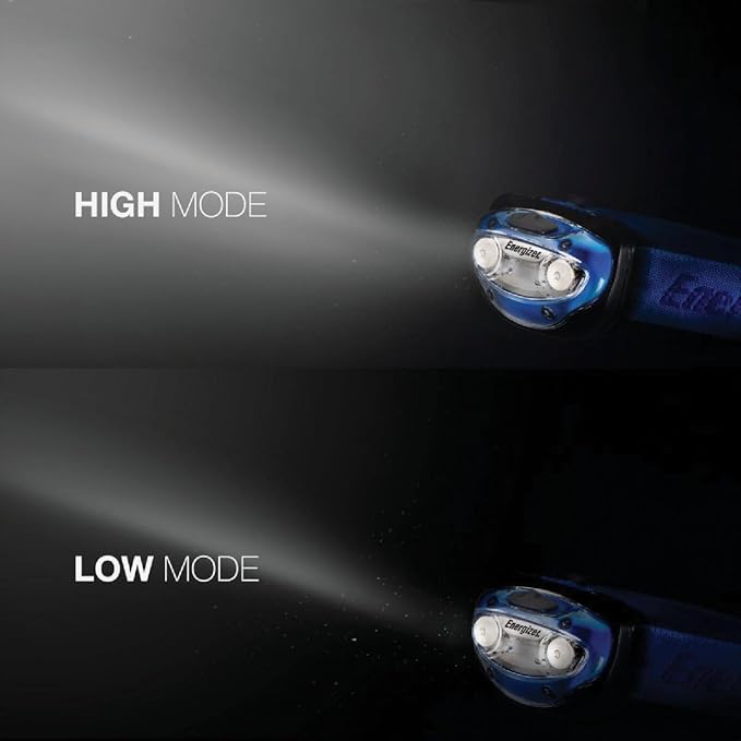 Energizer LED Headlamp Flashlight, Super Bright, Compact Sport Head Lamp, Perfect Running Headlamp,Batteries Included