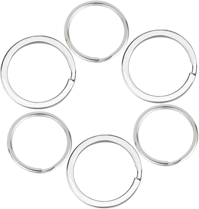 20 Pack Carabiners Clips with Keychain D Ring Caribeaner Clip Hook for Backpack Water Bottle Key Home RV Outdoor Small Item (3 Style)